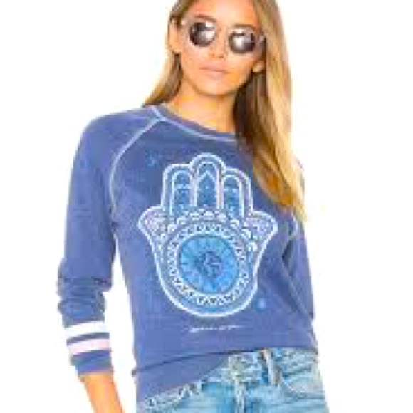 Spiritual Gangster Dreamer Hamsa pullover sweatshirt - Picture 1 of 7